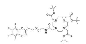 DOTA-tris(TBE)-amido-PEG4-PFP ester