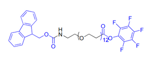 FMOC-N-amido- PEG12-PFP-ester