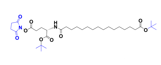 化学活性粉末 C16-(OtBu)-Glu(OSU)-OtBu