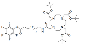 DOTA-tris(TBE)-amido-dPEG12-TFP ester